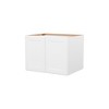 HOMLUX Easy-DIY 36 in W x 24 in D in Shaker White Ready to Assemble Wall Refrigerator Kitchen Cabinet with 2 Doors - 4 of 4