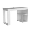 HomeRoots 47" White Wood Computer Desk - 4 of 4