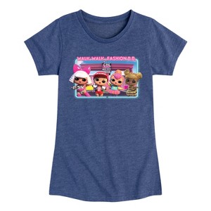Girls' - Lol Surprise! - Postcard Fitted Short Sleeve Graphic T-Shirt - 1 of 4