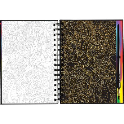 Extreme Mandalas Scratch and Sketch Art Activity Book with Stylus