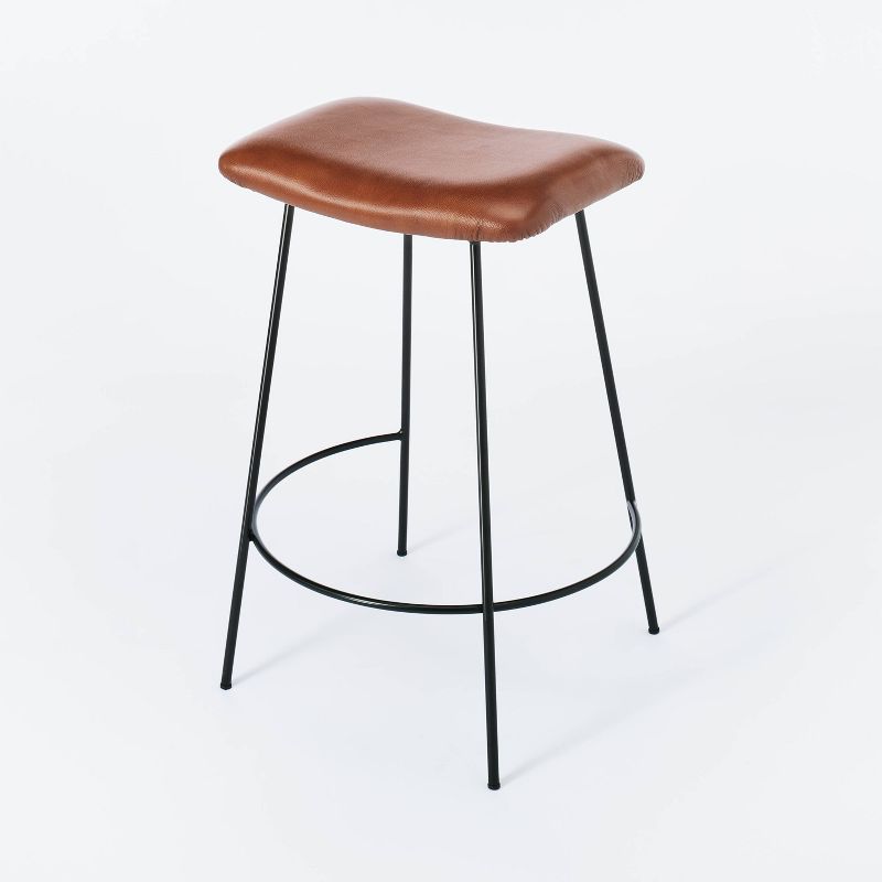 Clarkston Metal Counter Height Barstool with Upholstered Seat - Threshold™ designed with Studio McGee, 5 of 15