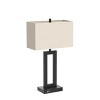 Itopfox Set of 2 Touch Control Table Lamps with USB Ports, Dimmable Nightstand Lamps with Fabric Shade for Bedroom, Living Room, Desk, Includes LED - 4 of 4