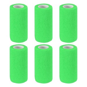 Unique Bargains Self-Adhesive Elastic Breathable Athletic Tapes 6 Rolls - 1 of 4