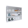 INFURNIC Decorative Wall Shelf Wally 3-Tier Open Wall Cabinet with Spacious Shelves for Storage and Display Modern Design, White, 12"*36"*30" - 4 of 4