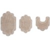 Allure Collection Cotton Tufted Bath Rug Set Set of 3 - Home Weavers - 2 of 4