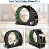 Cat Exercise Wheel for Indoor Cats,Large Cat Running Wheel with 3-Level Jumping Tower - 2 of 4