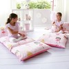 Butterfly Craze Floor Pillow Case, Mattress Bed Lounger Cover, Pink Ballerina, Queen, Cozy Seating Solution for Kids & Adults - 4 of 4