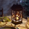 San Felipe Ii 15" LED Solar Outdoor Lantern - Smart Solar - 2 of 3