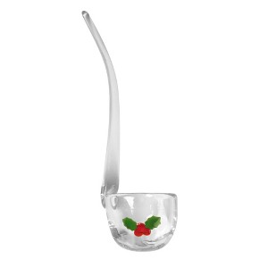 Artland Holly Days Punch Glass Ladle - Festive Holiday Kitchenware for Serving Punch, Soup, Sauces, and More - Elegant, Ergonomic Handle - 1 of 4