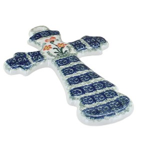 Blue Rose Polish Pottery 533 Ceramika Artystyczna Cross - 1 of 1