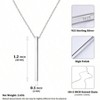 Customizable Vertical Bar Pendant Necklace Y Necklace Simple Fashion Gifts for Women - 4 of 4