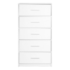 Okak Modern 5/6/8-Drawer Dresser Featuring Large Fabric Drawers Water-Resistant Wooden Top for Display, Perfect for Organizing in Small Rooms - 1 of 4