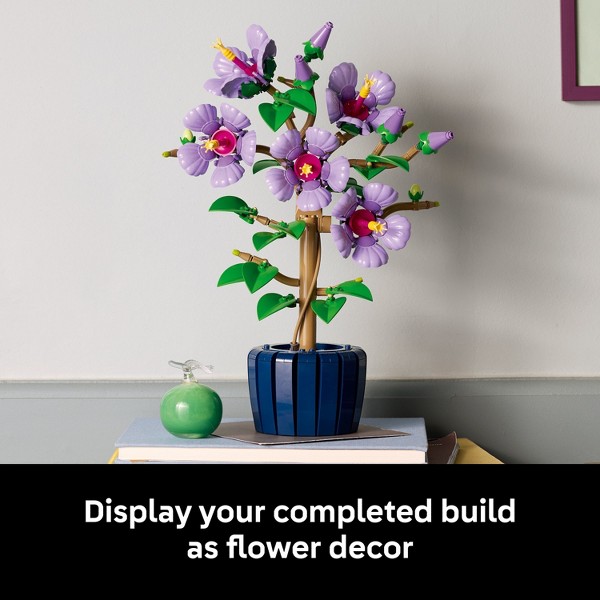LEGO Botanicals Flor de Hibisco Set de Construcción 10372 7