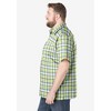 KingSize Short-Sleeve Plaid Sport Shirt - 4 of 4