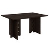 Vatros Modern 6-Piece Dining Table Set with 4 Upholstered Rattan Back Dining Chairs and Bench - 3 of 4