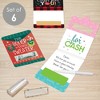 Big Dot of Happiness Merry Christmas Cards - DIY Assorted Holiday Party Cash Holder Gift - Funny Money Cards - Set of 6 - 2 of 4