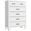 Jojoka 6 Drawers Dresser for Bedroom, 45" Tall Grey Chests of Drawers with Storage - 2 of 4