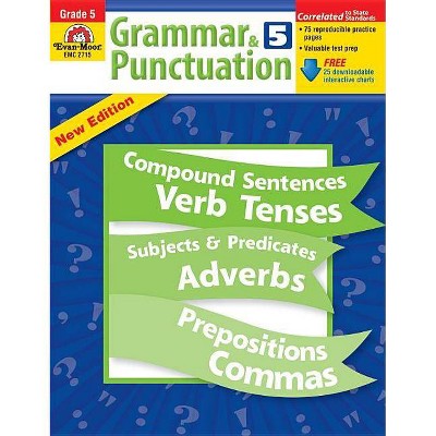 Grammar & Punctuation Grade 5 - by  Evan-Moor Educational Publishers (Paperback)