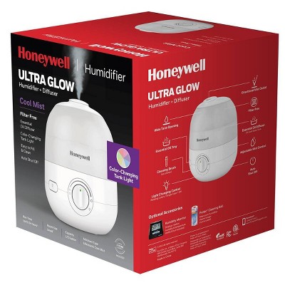 Honeywell Ultra Glow Light Changing Cool Mist Humidifier and Diffuser
