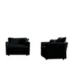 Set of 2 High End Chenille Upholstered Armchairs Living Room Side Chairs with Toss Pillow Green Chenille Accent Chairs Sofa - 3 of 4