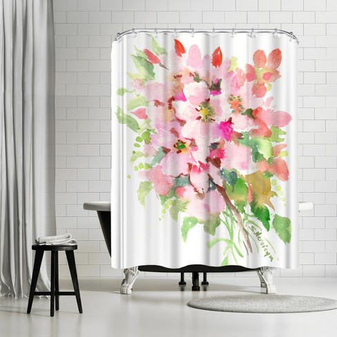 Beret Windmill Shower Curtain Rosalind Wheeler Size: 74 H x 71 W