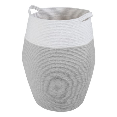 Home-Complete Cotton Rope Laundry Basket - image 1 of 4