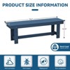 Hyleory HDPE Outdoor Patio Dining Bench - Durable & Weather Resistant Simple Stool - 4 of 4