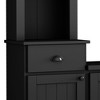 NicBex Minimalist Entertainment Wall Unit Set with Bridge TV Stand with Adjustable Shelves Media Console with Ample Storage for Living Room - 4 of 4