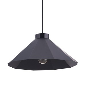 Maiburgh Midcentury Modern Pendant Lamp Black (Lamp Only) - Aiden Lane