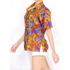 LA LEELA Women's Button Down Blouses Casual Summer Beach Blouses Shirt Hawaiian T-Shirt Blouse Short Sleeve Vacation Tee Shirts - 2 of 4