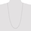 Black Bow Jewelry 0.8mm, 14k White Gold, Octagonal Snake Chain Necklace - 2 of 4