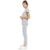 MediChic Womens 8-Pocket Scrubs Set- V-Neck with 4-Pocket Jogger Scrub Pants - 3 of 4