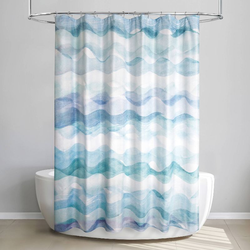 Striped Shower Curtain - Allure Home Creations, 3 of 7