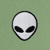 Dalix Lil Alien Embroidered Cotton Bucket Hat Cap Outdoor Space Summer Mens - 2 of 4