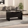 Clihome Modern Oak Coffee Table with Hidden Storage, Lift-Top Adjustable Design for Versatile Use & Style - 2 of 4