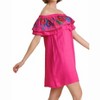 Women's Floral Embroidered Ruffled Dress - umgee - 2 of 4