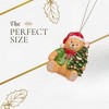 Spode Christmas Tree Teddy Bear Ornament - 3.5" - image 2 of 4