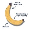 American Pet Supplies Vegan Banana Dog Toy – Soft Leather, Eco-Friendly, Durable, Safe & Non-Toxic Materials - 4 of 4