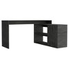NicBex L-Shaped Corner Home Office Desk with 1 Door Cabinet&2 Open Shelves,Modern Computer Desk Table for Study&Company,Home Workstation - 2 of 4