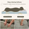 Adjustable Human Dog Bed, Convertible Lazy Sofa Bed with 5 Backrest Position, Pillow and Cushion, Cozy Dog Bed, Floor Chair Bean Bag for Living Room - 3 of 4