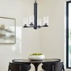 Quorum Lighting Steinway 4 - Light Chandelier in  Matte Black - 3 of 4
