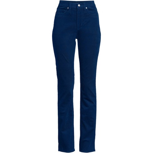 Lands' End Women's Plus Size Recover Mid Rise Boyfriend Blue Jeans - 16  Plus - Port Indigo : Target