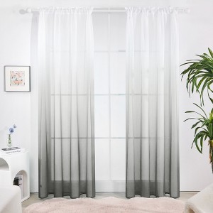 Deconovo Ombre Sheer Curtain Panel Pair(2 Panel) - 1 of 4