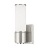 Livex Lighting Weston 1 - Light Vanity in  Brushed Nickel - 2 of 4