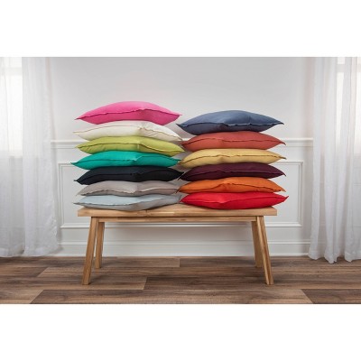 Paprika Embroidered 16" Square Kids Throw Pillow