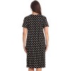Dreamcrest Womens Nightgown with Lace Trim  Short Sleeve Sleepwear Pajamas with Stretch  Solids & Prints - 3 of 3