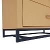 Christopher Knight Home Beeson 5 Drawer Dresser Natural/Black - 4 of 4