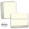 Hamilco Blank Cards and Envelopes - Flat 4.5" x 6.25" A6 Cream Cardstock Paper 80 lb Card Stock for Printer -100 Pack - 2 of 4