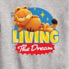 Boys' - Garfield - Living The Dream Graphic Long Sleeve Fleece Sweatshirt - 2 of 4