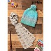 HalloweenCostumes.com One Size Fits Most Women Womens Replica Luna Lovegood Winter Hat & Scarf Accessory Set, Gray/Blue - 2 of 4